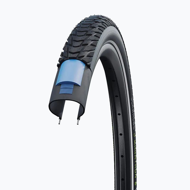 SCHWALBE Marathon E-Plus Smart Dualguard Addix E 28 x 1.50 black reflex bicycle tyre