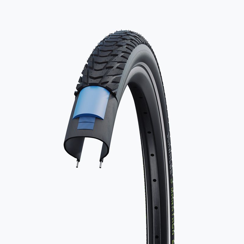 SCHWALBE Marathon E-Plus Smart Dualguard Addix E wire black reflex bicycle tyre 6