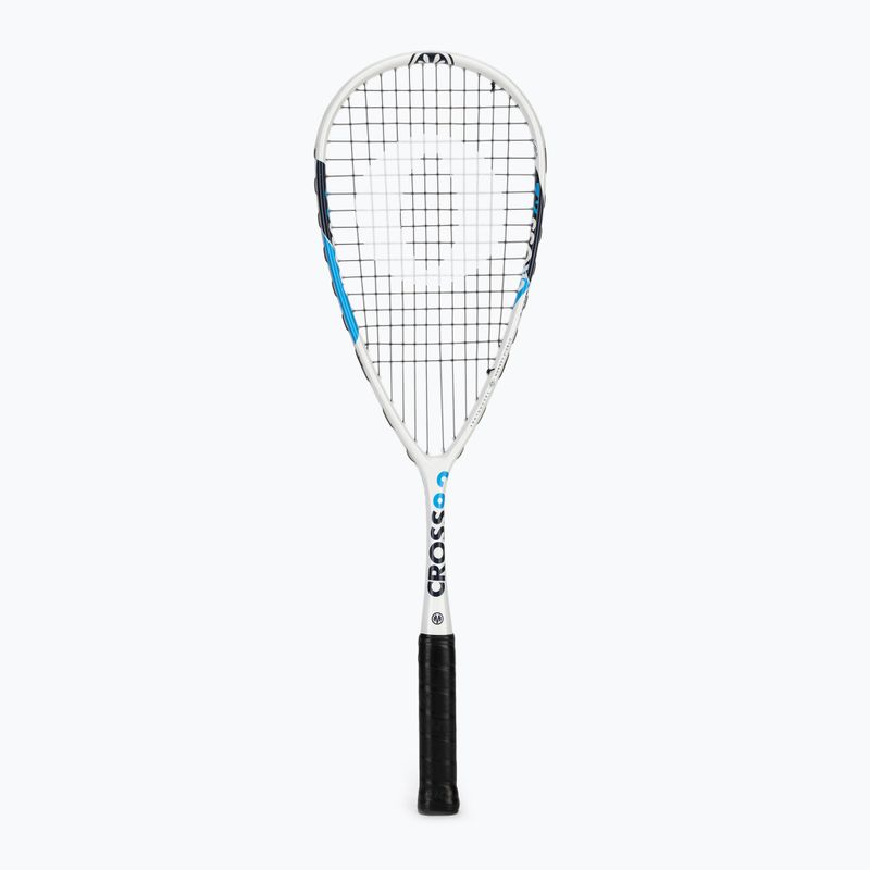 Squash racket Oliver Cross 9.2 white/blue