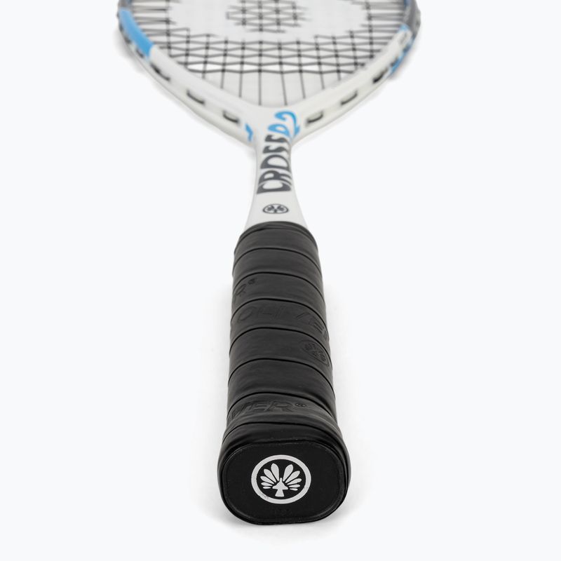 Squash racket Oliver Cross 9.2 white/blue 3