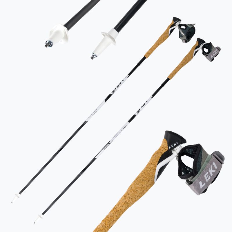 LEKI MCT Superlite Carbon running poles black 65125561110 8