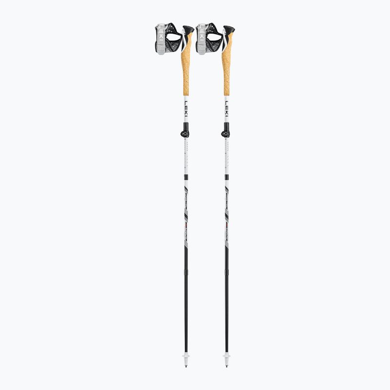LEKI Cross Trail FX Superlite white/black trekking poles 65226801