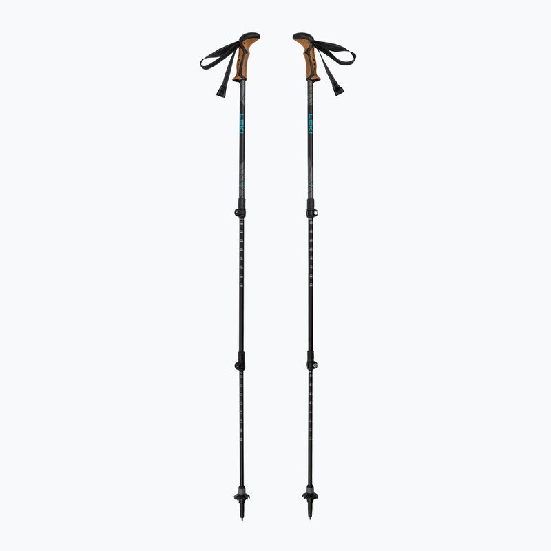 LEKI Khumbu Lite AS trekking poles black/petrol/dark anthracite