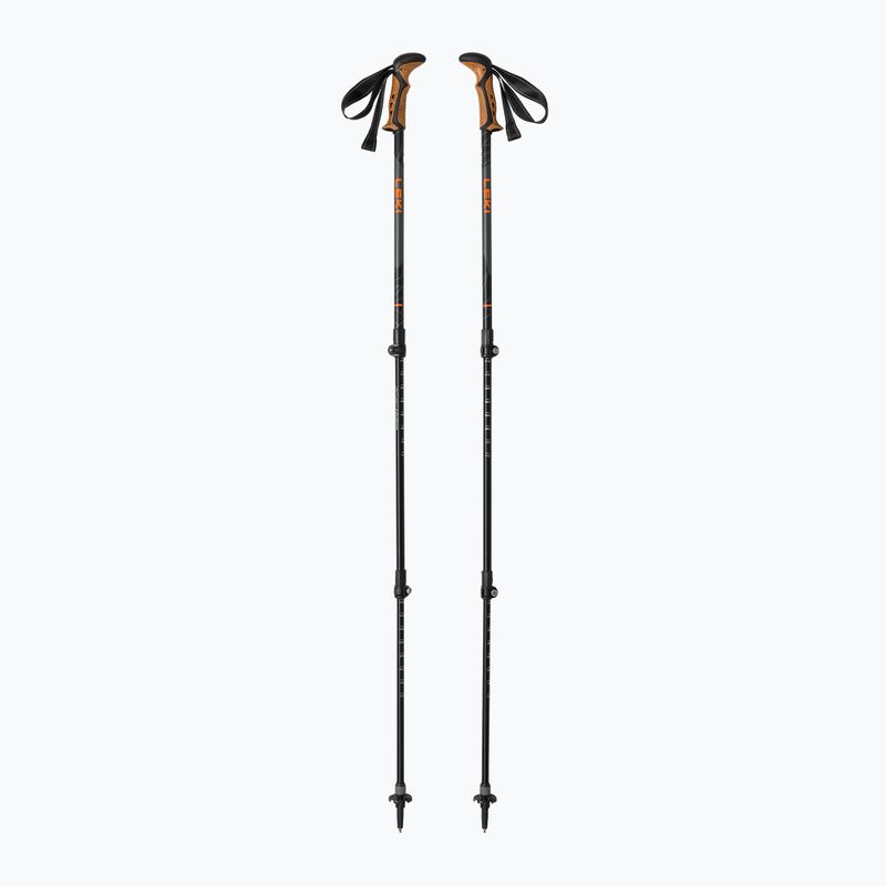 LEKI Khumbu AS trekking poles black-orange 65220261