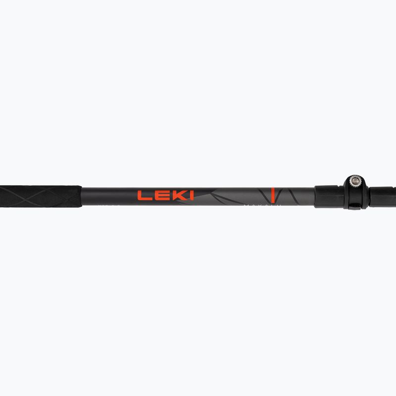 LEKI Makalu bright red/black/dark anthracite trekking poles 5