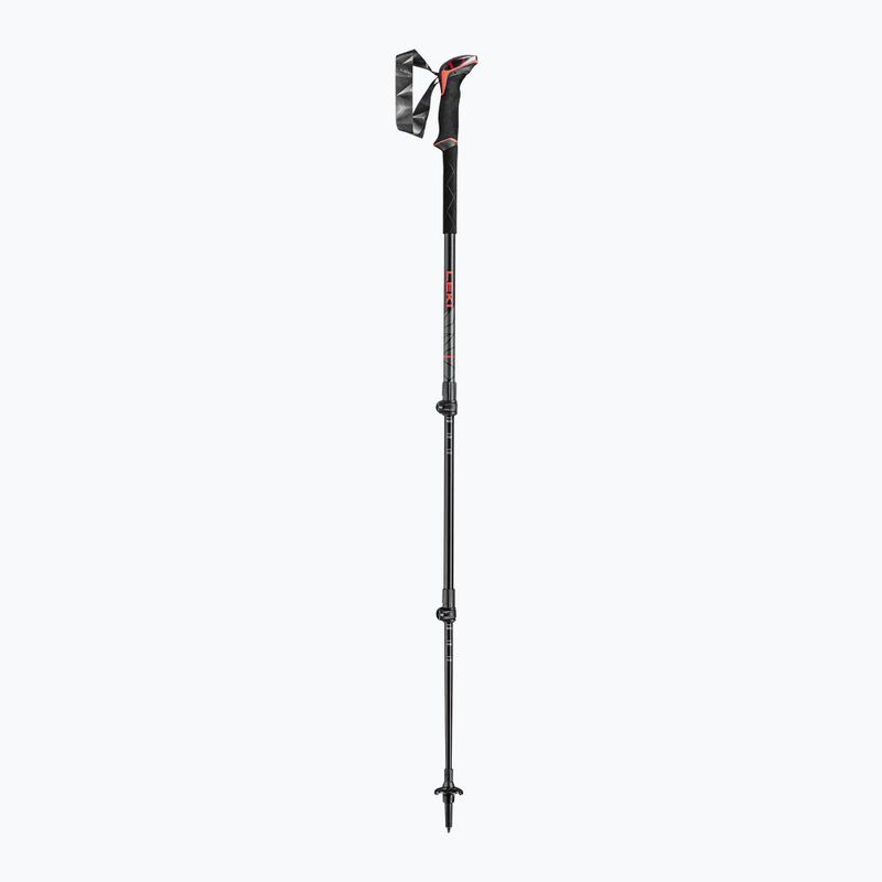LEKI Makalu bright red/black/dark anthracite trekking poles 6