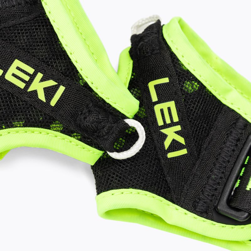 LEKI Shark Frame Strap Mesh black/neonyellow 4