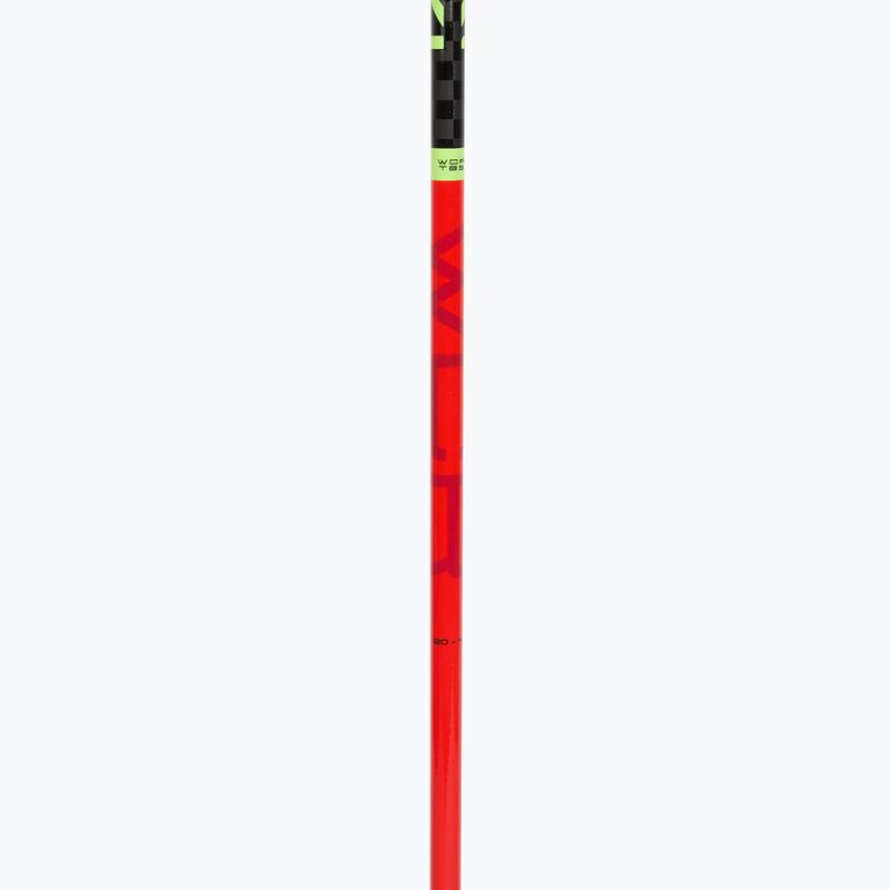 Ski poles LEKI WCR TBS SL 3D bright red/black/neon yellow 4