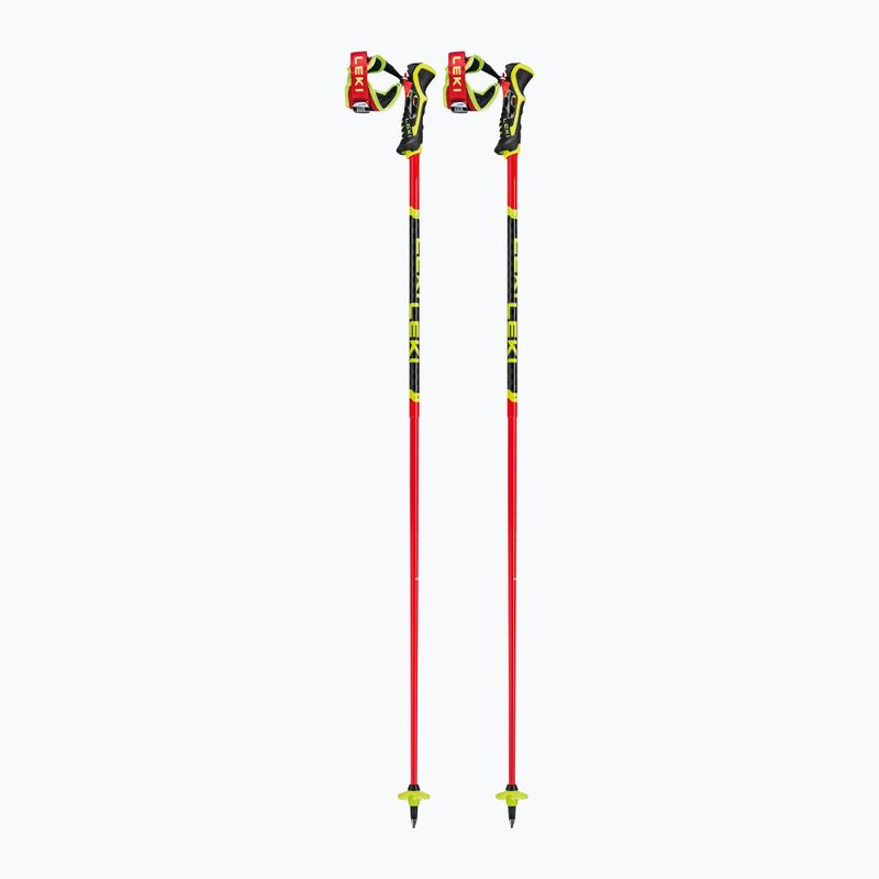 LEKI Venom SL 3D ski poles red 4