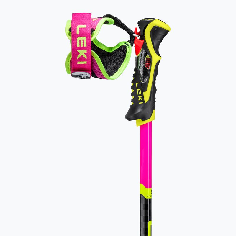 Ski poles LEKI Venom SL 3D neon pink/black/neon yellow 3