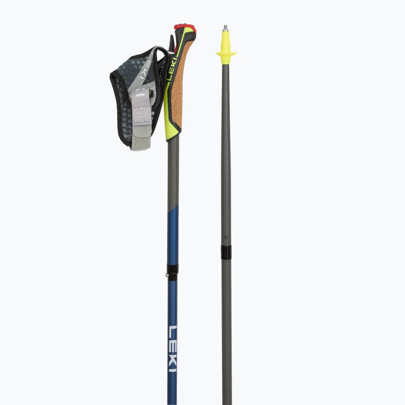 LEKI Traveller FX.One Carbon nordic walking poles navy blue and silver 65325821110 3