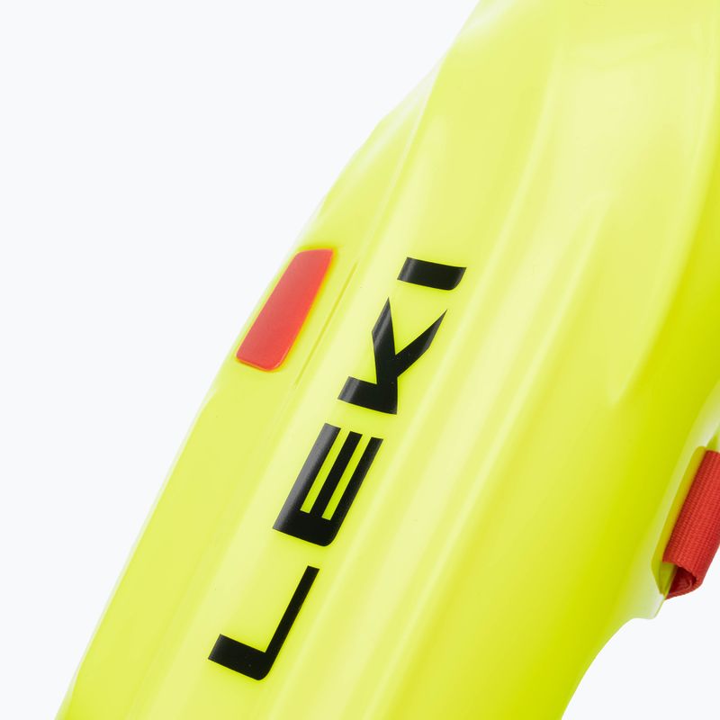 LEKI Worldcup Pro neon shin guards 4