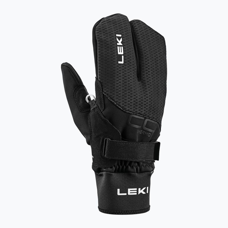 LEKI CC Thermo Shark Lobster Ski Gloves (2+2) black