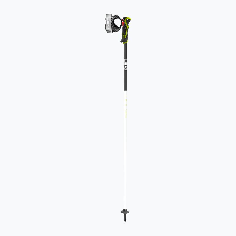 LEKI Airfoil 3D ski poles white/yellow 4