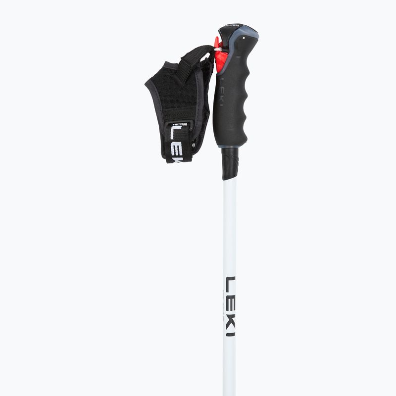 Women's ski poles LEKI Carbon 14 3D natural carbon/ white/ gold 2