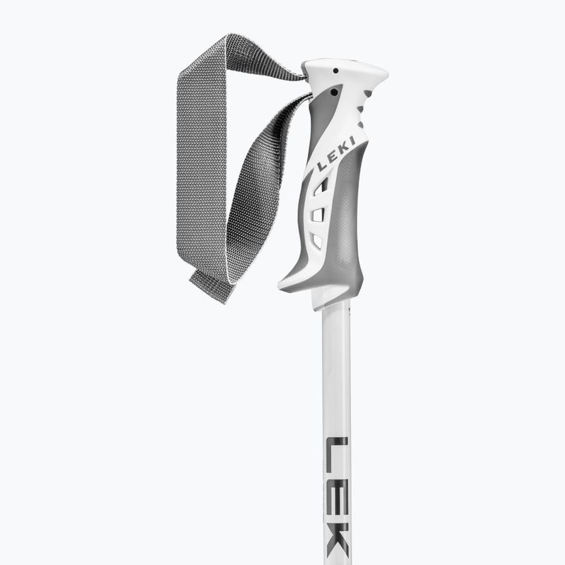 Women's ski poles LEKI Bliss silvergrey/white/rose gold 3