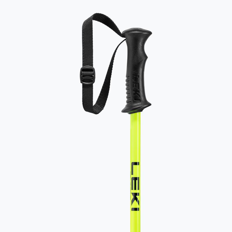 Children's ski poles LEKI Rider neon yellow/black 3