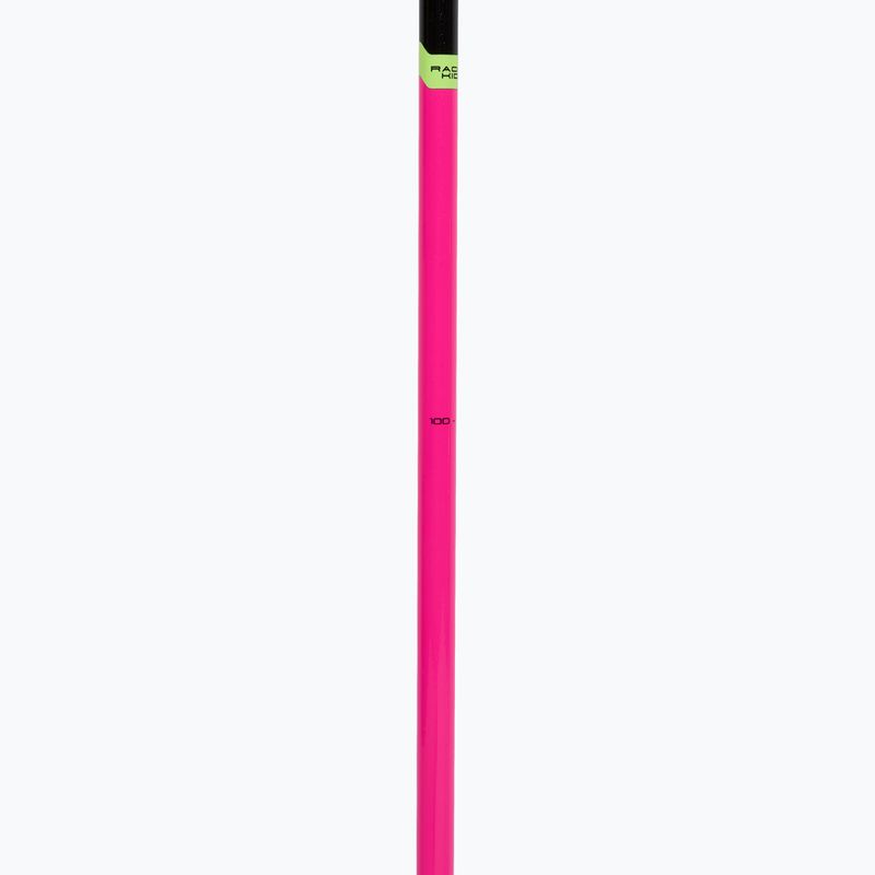 LEKI Racing children's ski poles neon pink/ black/ neon yellow 4