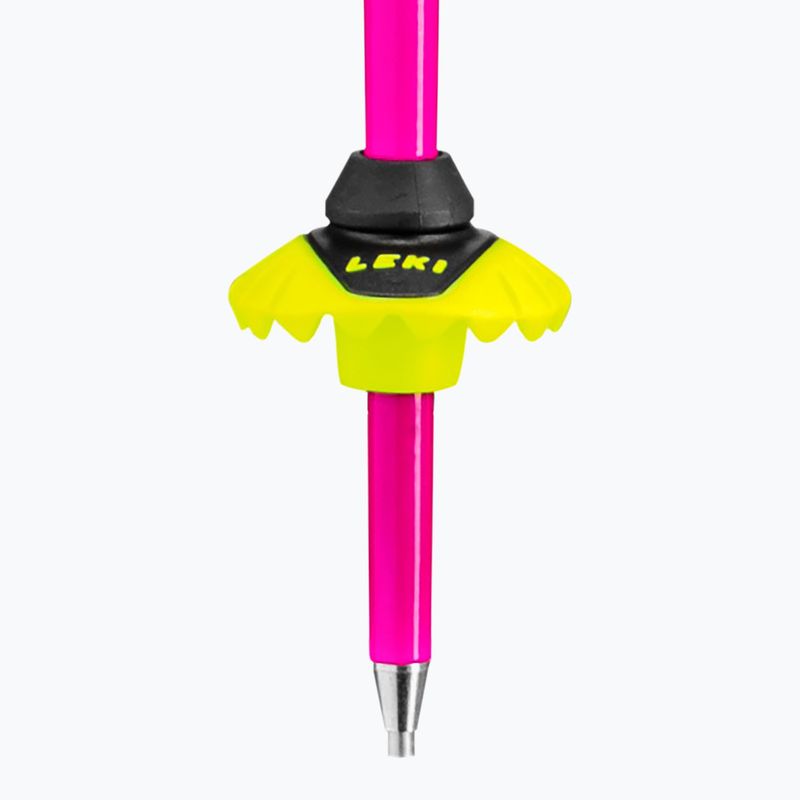 Ski poles LEKI Spitfire 3D neon magenta/neon yellow/berry 6