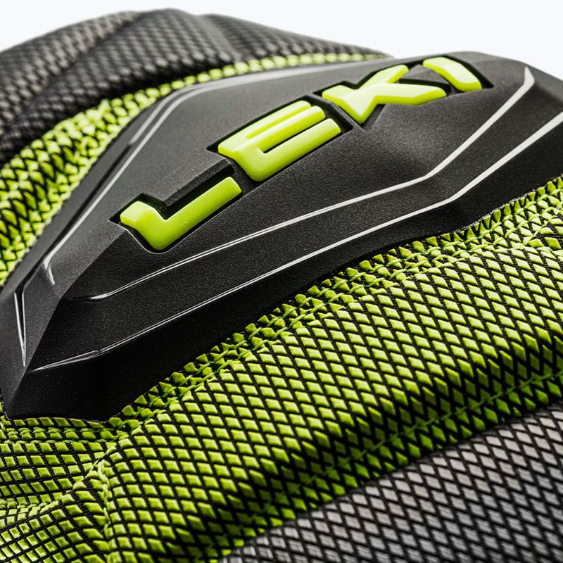 Men's ski gloves LEKI WCR Coach 3D Mitt black/ice lemon 6