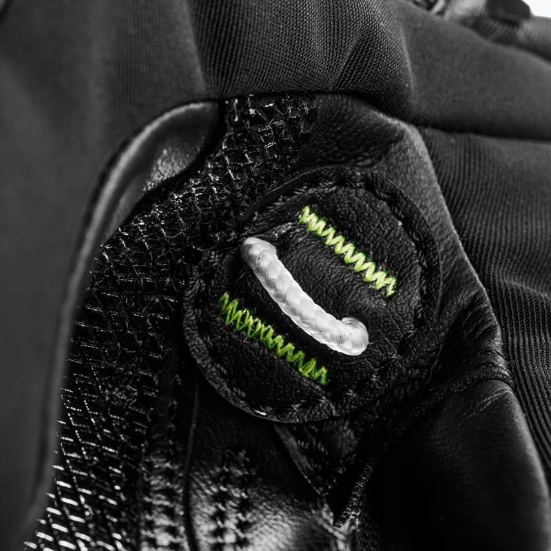 Children's ski gloves LEKI WCR C-Tech 3D Junior black/ice lemon 6