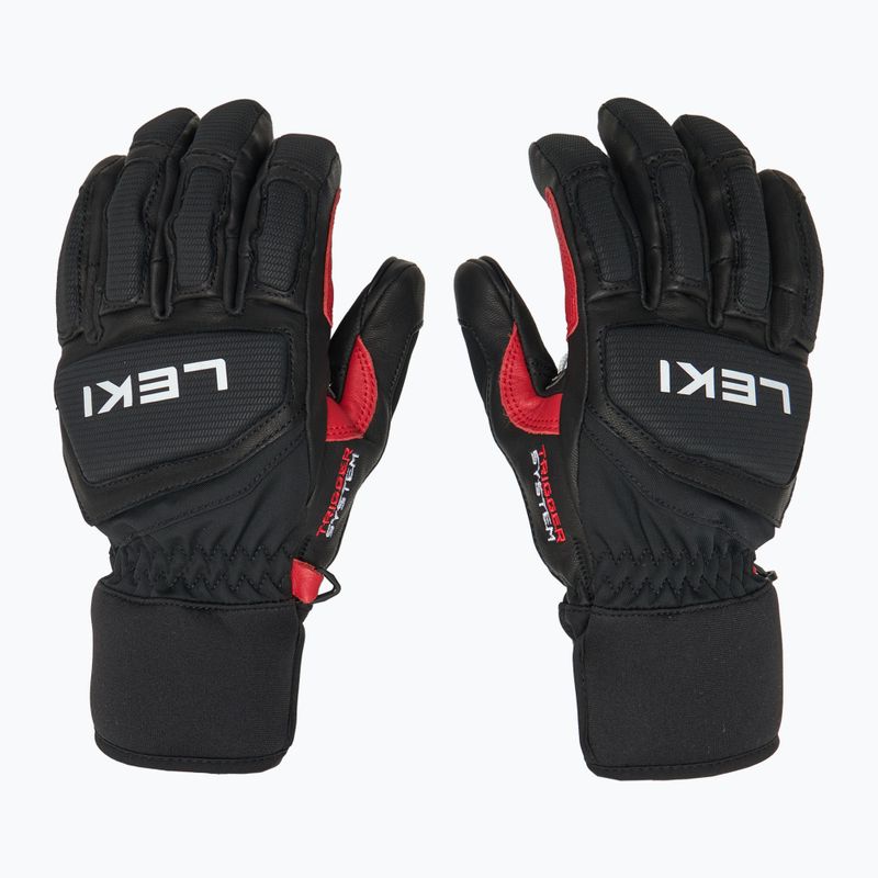 LEKI Griffin Pro 3D black/ red/ white men's ski glove 3