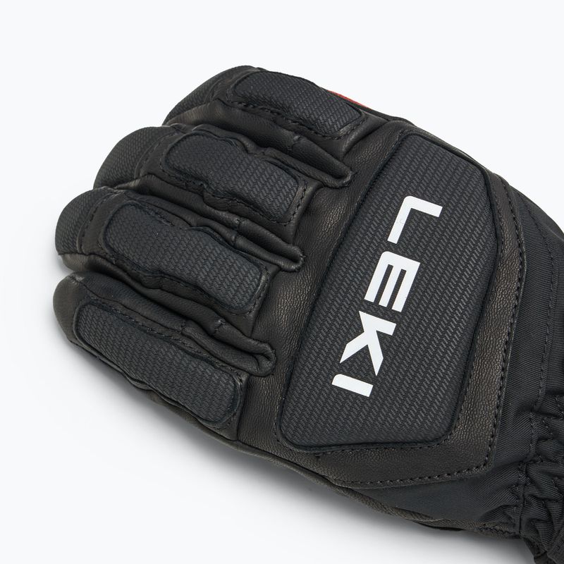 LEKI Griffin Pro 3D black/ red/ white men's ski glove 5