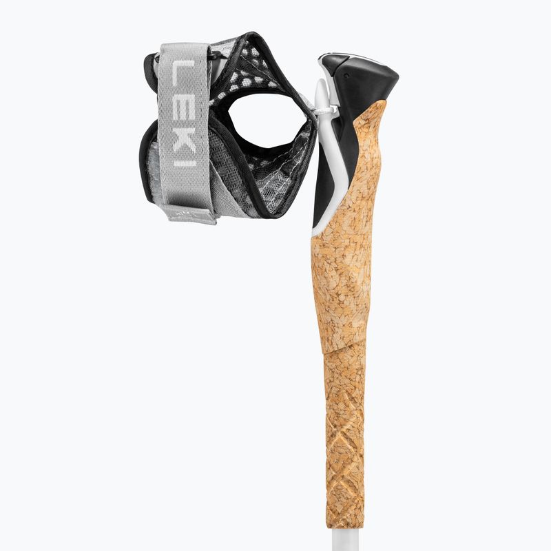 LEKI Cross Trail FX Superlite white/bright red/black trekking poles 4