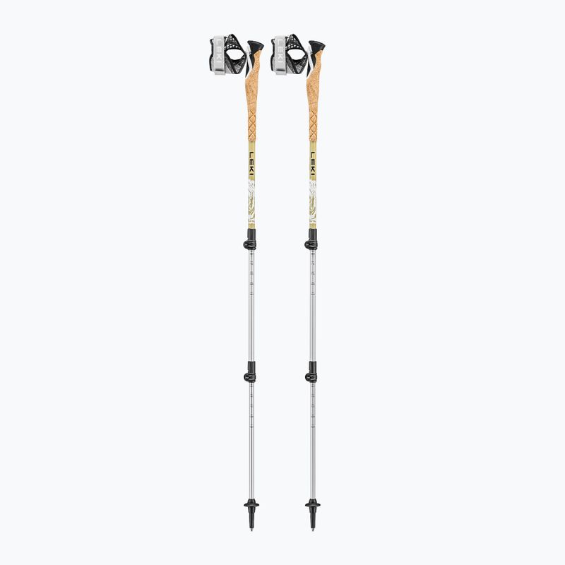 LEKI Cross Trail TA trekking poles white/goldbrown/black 8