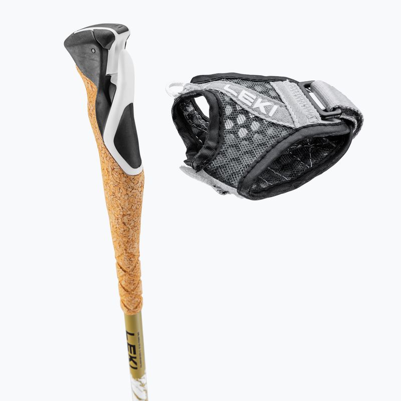 LEKI Cross Trail TA trekking poles white/goldbrown/black 10