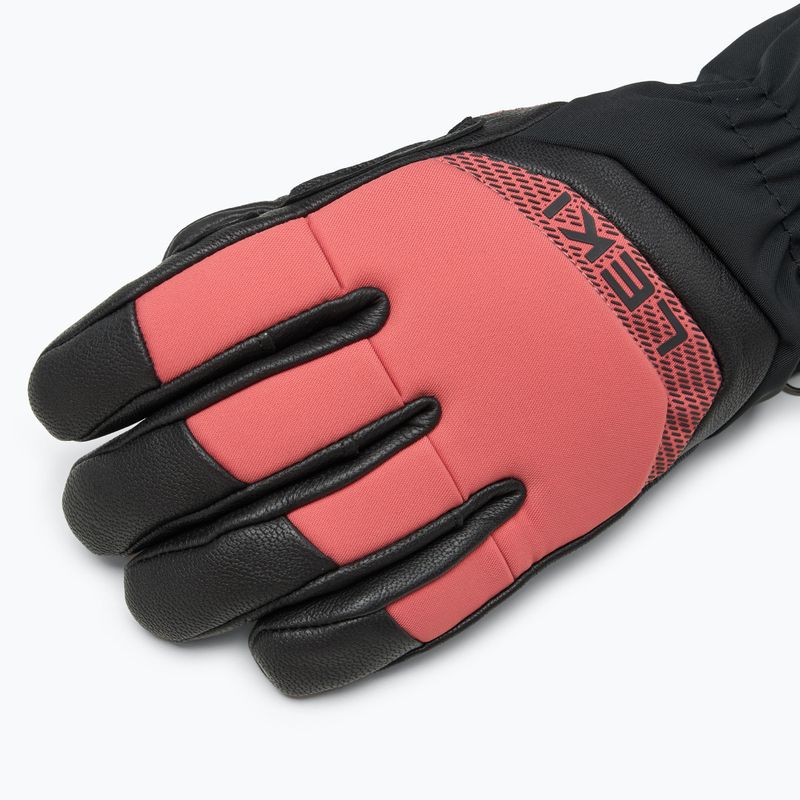 LEKI Griffin Base 3D women's ski glove black/ rose 4