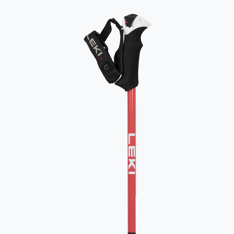 LEKI Stella S women's ski poles black/ light rose/ white 2