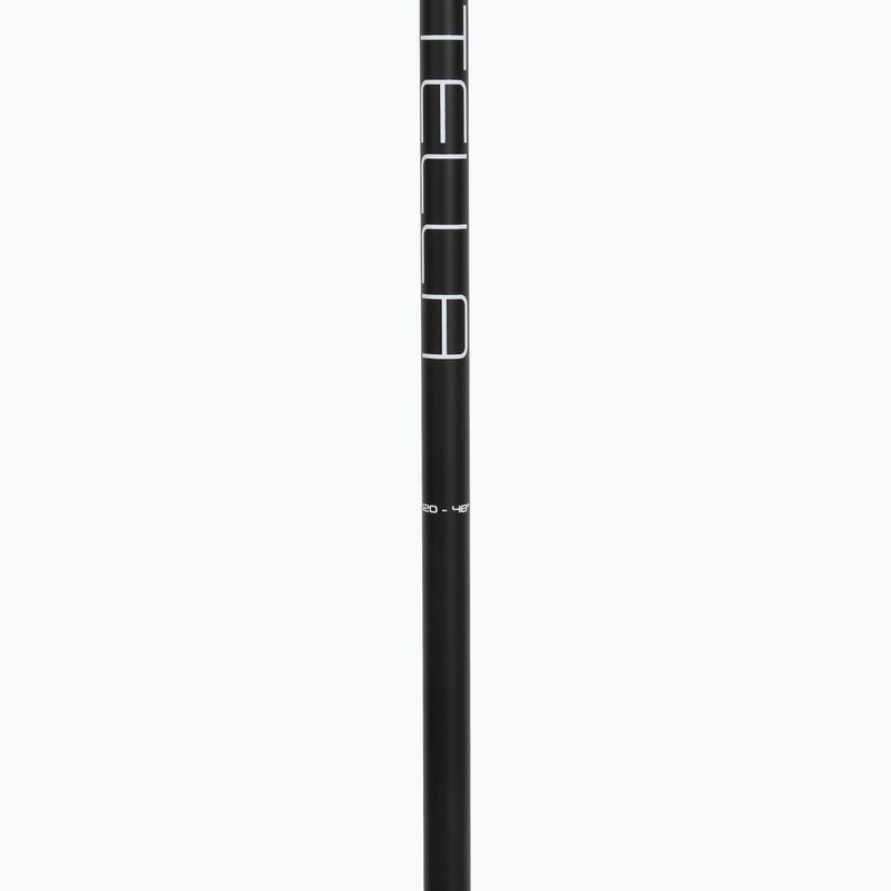 LEKI Stella S women's ski poles black/ light rose/ white 4