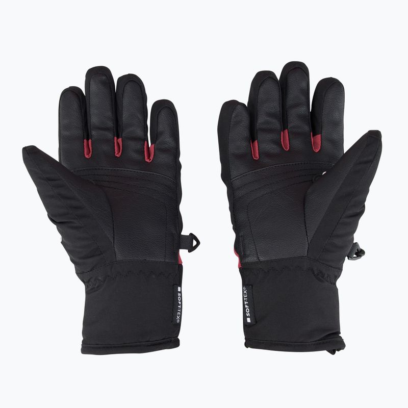 LEKI Griffin 3D Junior children's ski glove black/ rose 3