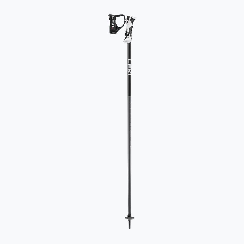 LEKI Bold Lite S dark anthracite/ black/ white children's ski poles 2