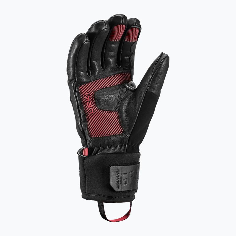 Women's Ski Gloves LEKI Griffin Pro 3D black/ rose 2