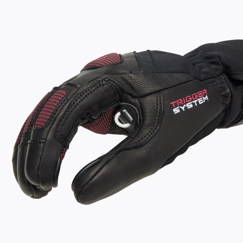 Women's Ski Gloves LEKI Griffin Pro 3D black/ rose 4