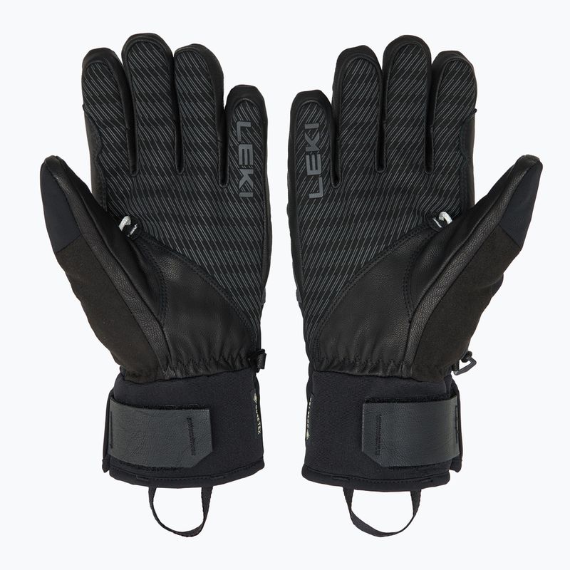 LEKI Pegas 3D GTX men's ski glove black/ graphite 2