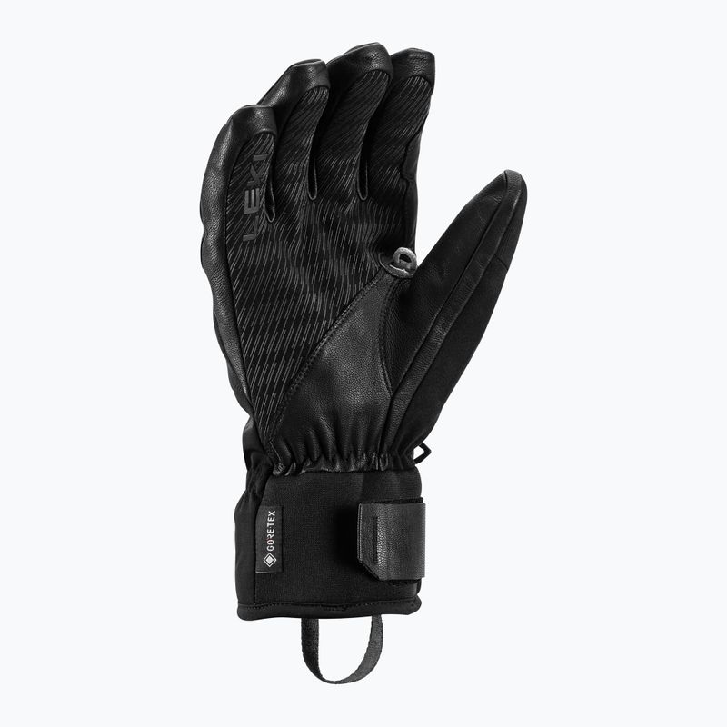 LEKI Pegas 3D GTX men's ski glove black/ graphite 8