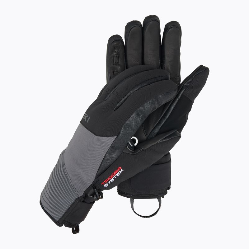 LEKI Men's Ski Gloves Sparrow 3D black/ graphite 2