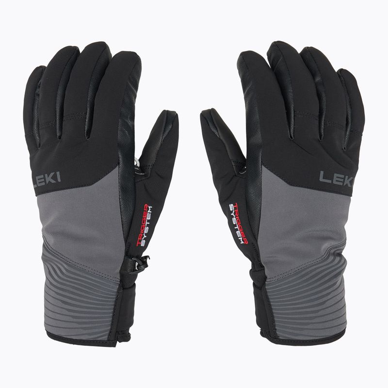 LEKI Men's Ski Gloves Sparrow 3D black/ graphite 4