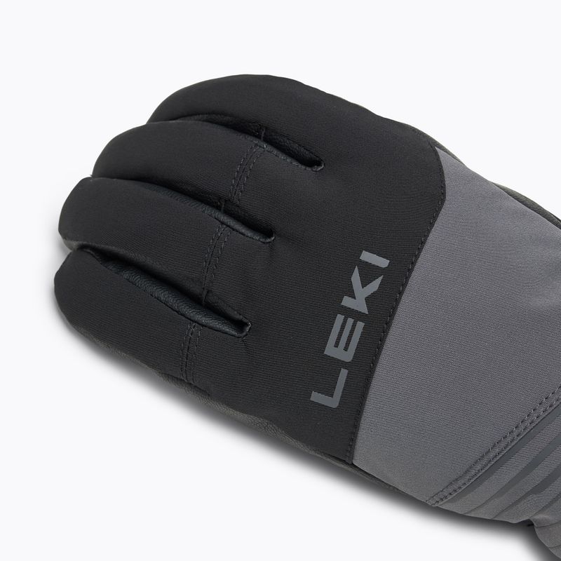 LEKI Men's Ski Gloves Sparrow 3D black/ graphite 6