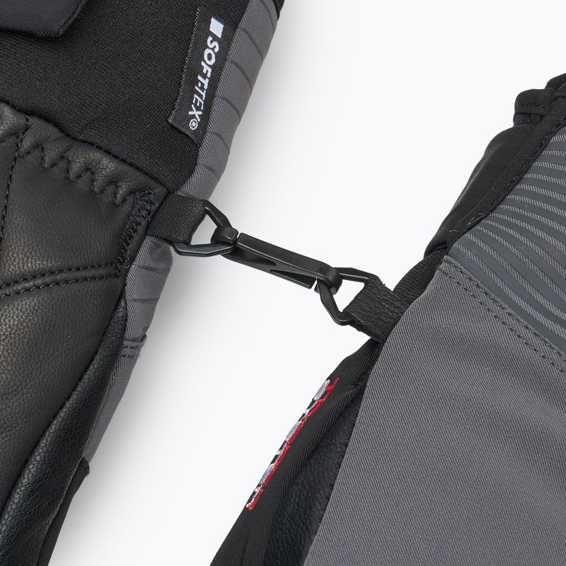 LEKI Men's Ski Gloves Sparrow 3D black/ graphite 7