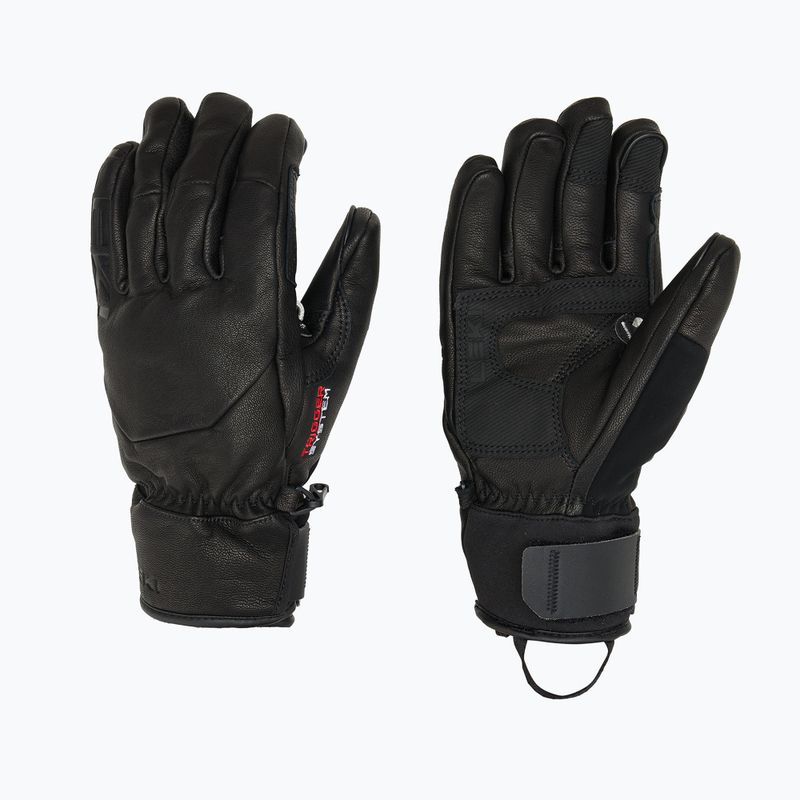Men's Ski Gloves LEKI Hevon Prime 3D black