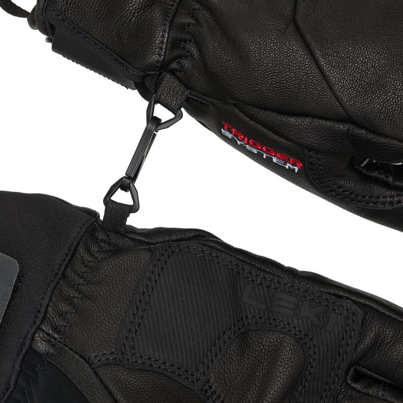 Men's Ski Gloves LEKI Hevon Prime 3D black 6