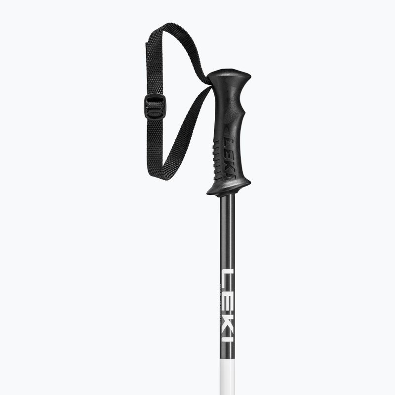 Children's ski poles Leki Rider Create Jr white/dark anthracite 9