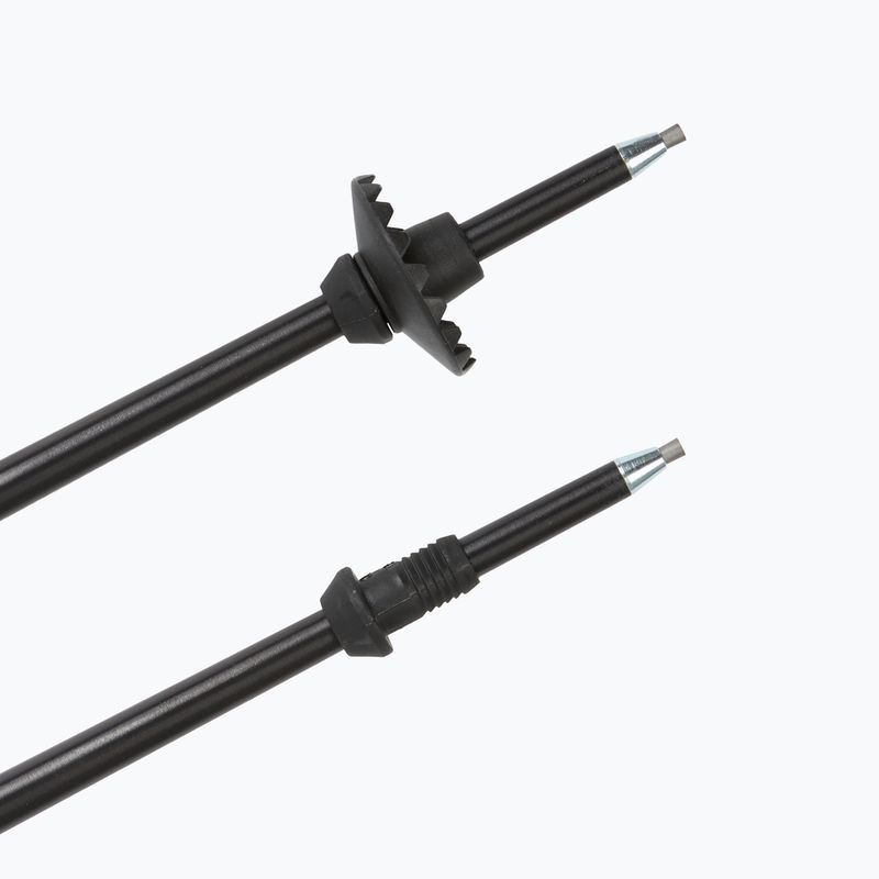 Ski poles LEKI Hot Shot anodized black/eloxal gray/eloxal red 5