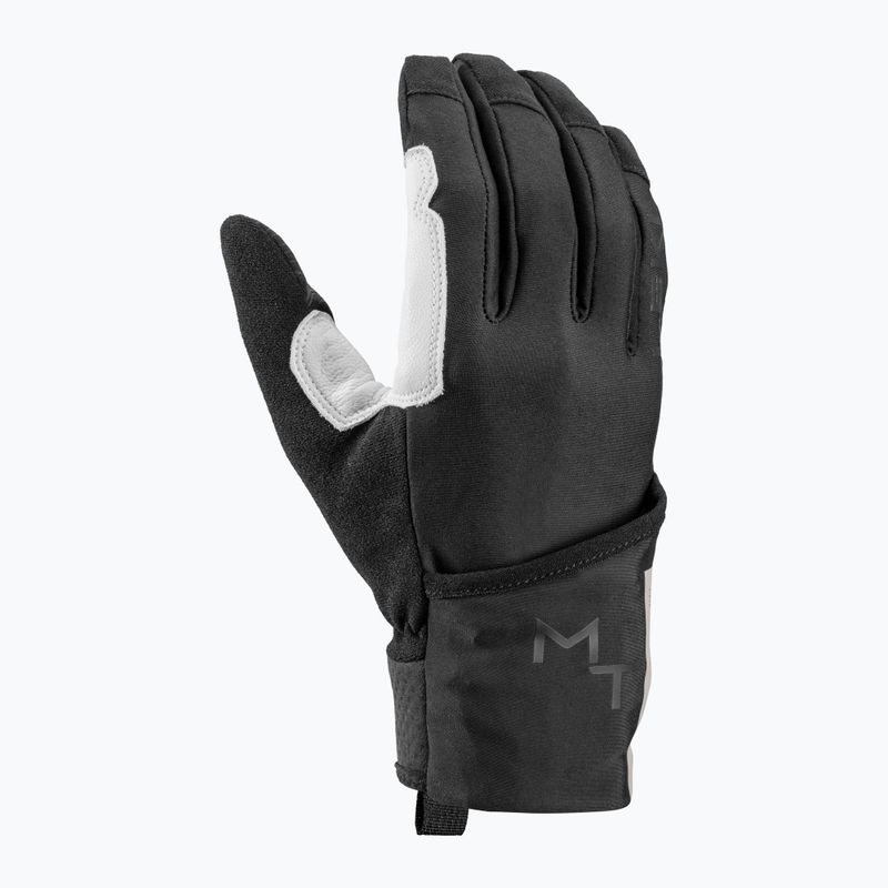 Ski touring gloves LEKI Montera Base black/white/muddy 2