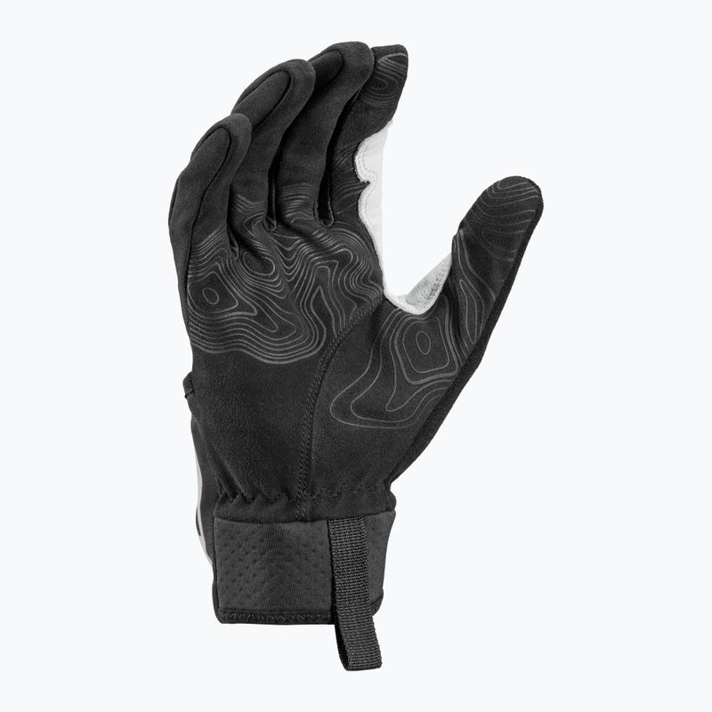 Ski touring gloves LEKI Montera Base black/white/muddy 3