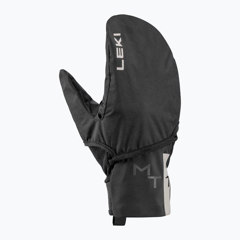 Ski touring gloves LEKI Montera Base black/white/muddy 4